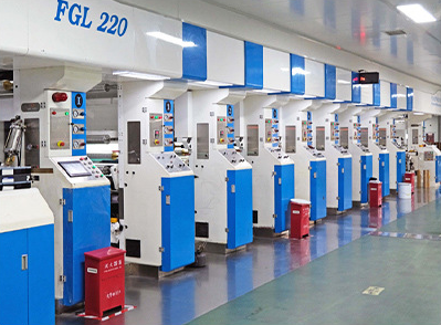 Large printing production line